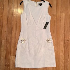 NWT: Laundry by Shelli Segal size 4 white midi dress
